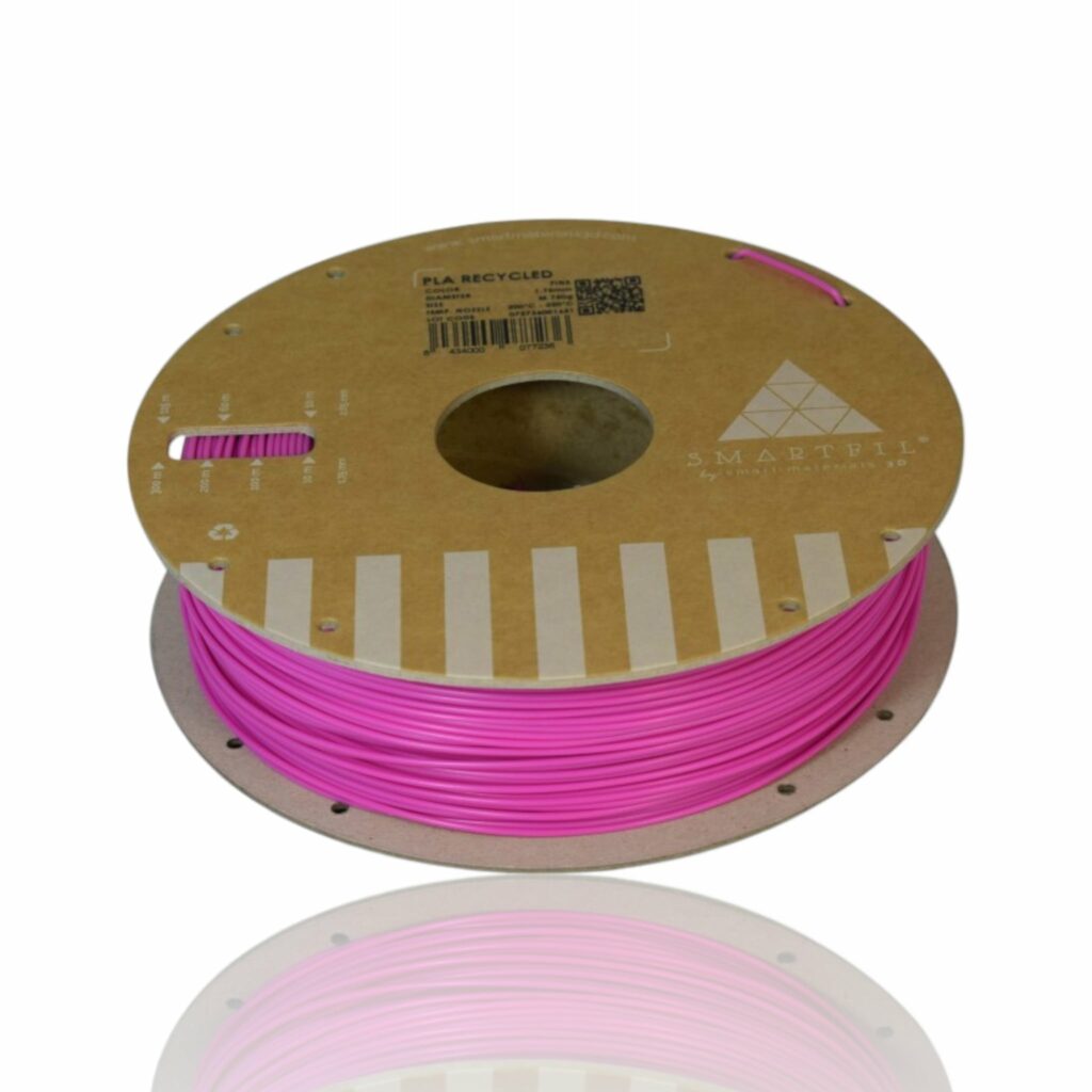 Smartfil PLA RECYCLED PINK M 750g Cor De Rosa Smart Materials 3D