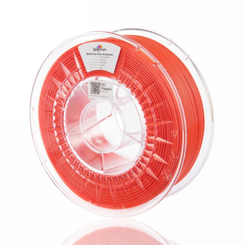 Pla Premium Kg Fox Orange Spectrum Filaments Evolt Loja Online