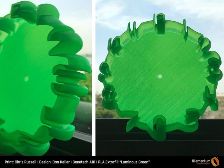 PLA Extrafill Traffic Luminous Green - Fillamentum - Image 5