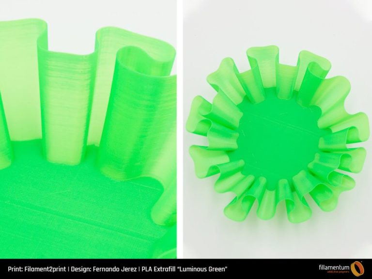 PLA Extrafill Traffic Luminous Green - Fillamentum - Image 4