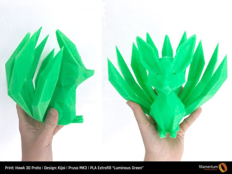 PLA Extrafill Traffic Luminous Green - Fillamentum - Image 6