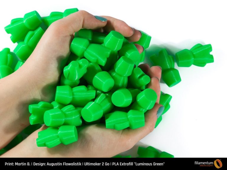 PLA Extrafill Traffic Luminous Green - Fillamentum - Image 7