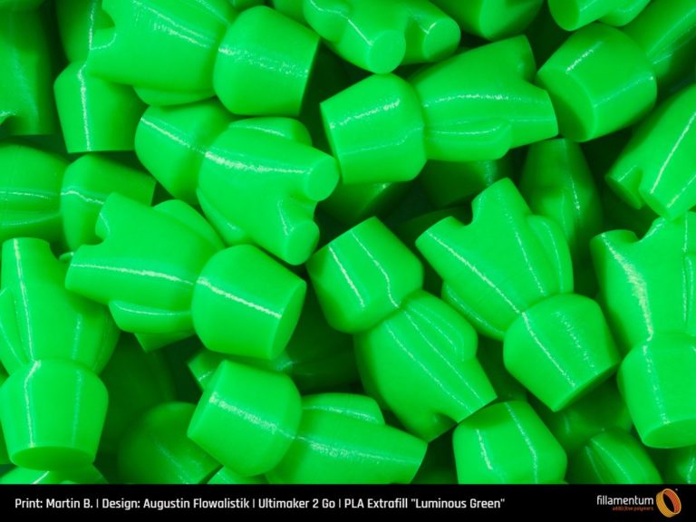 PLA Extrafill Traffic Luminous Green - Fillamentum - Image 3