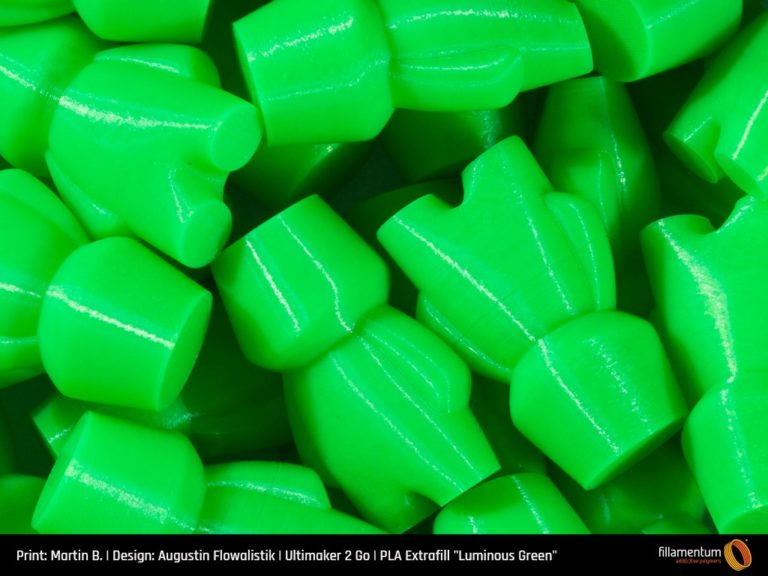 PLA Extrafill Traffic Luminous Green - Fillamentum - Image 11