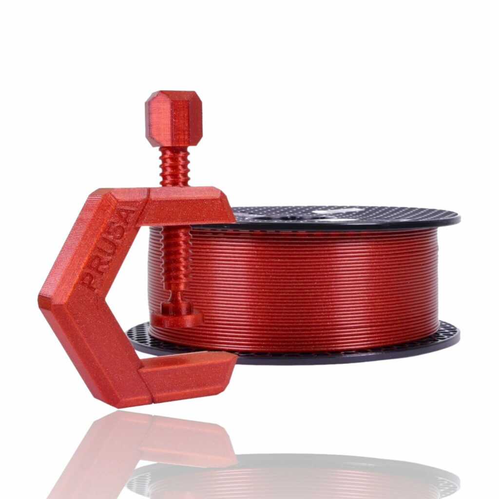 petg prusa vermelho carmim transparente red carmine transparent 1kg, evolt prusament, portugal