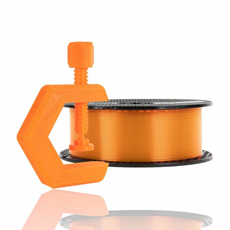 prusament prusa josef 3d print impressao 3d portugal petg transparent orange laranja transparente