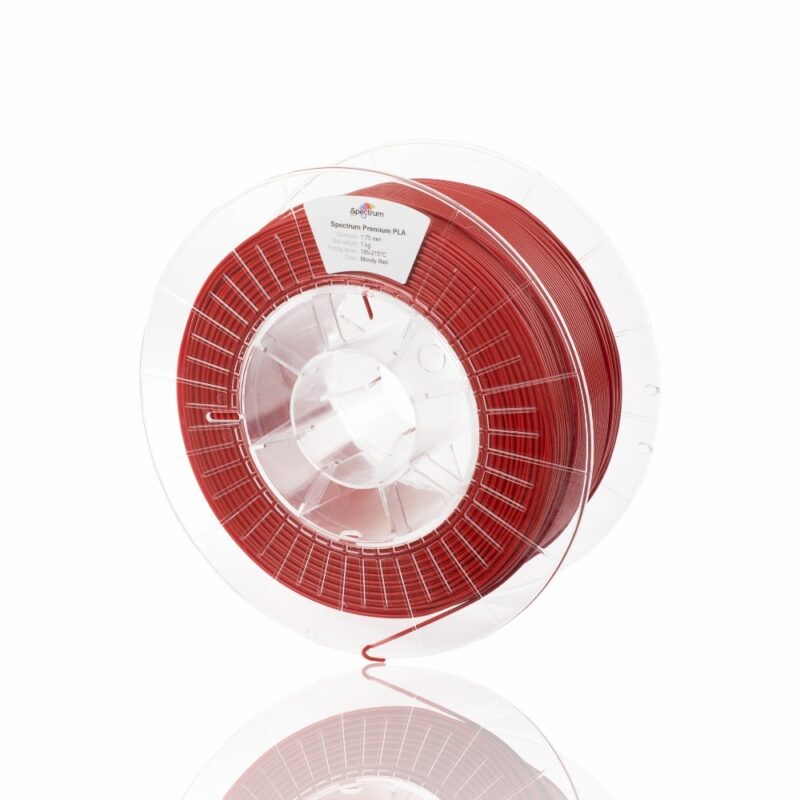 pla premium evolt portugal espana filamento impressao 3d bloody red