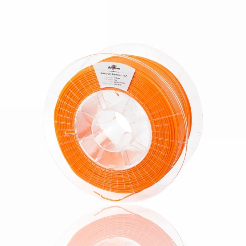 pla premium evolt portugal espana filamento impressao 3d lion orange