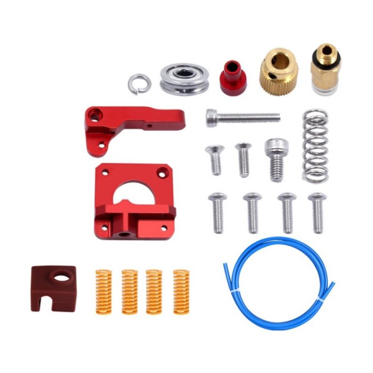 KIT Completo Tubo PTFE Azul + 4 Molas + Extrusor Creality de Metal Vermelho (Extruder compatível com bowden CR10S-PRO, MAX, CR-10, Ender ) - AIMSOAR - Image 4
