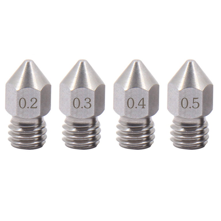 0.2mm Aço Inox Steel Nozzle MK8  - AIMSOAR