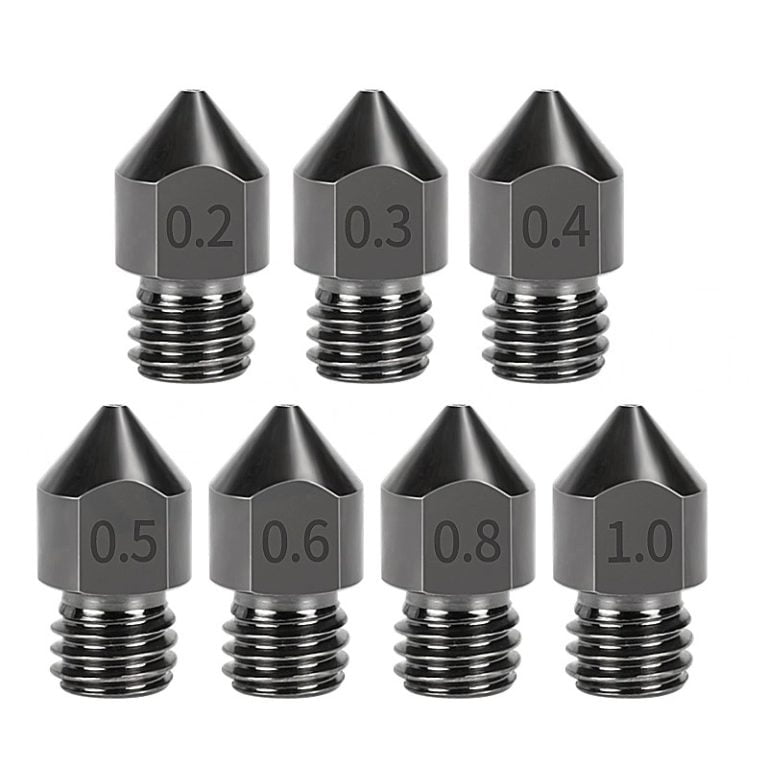 0.2mm Aço Endurecido Hardened Steel Nozzle MK8  - AIMSOAR - Image 4