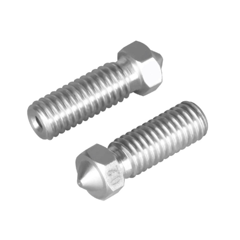 0.8mm Aço Inox Steel Nozzle Volcano (compatível com E3D Tevo Tarantula, Artillery Sidewinder) - AIMSOAR