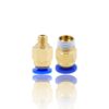 PC4-1/8 Conector Pneumático Vazado  para tubo PTFE 4mm Quick Push-In - AIMSOAR