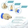 PC4-M6 Conector Pneumático para tubo PTFE Quick Push-In  - AIMSOAR - Image 3