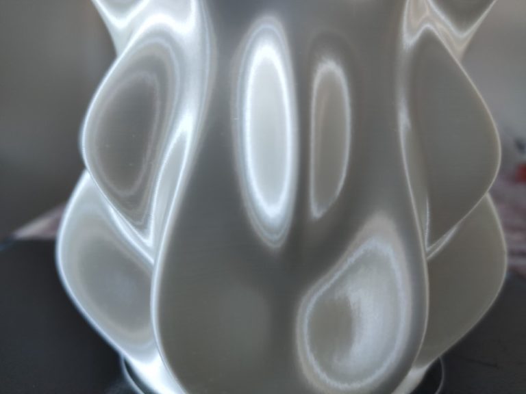 FIBERSILK METALLIC PLA 10M (AMOSTRA) Pearl - Fiberlogy - Image 3
