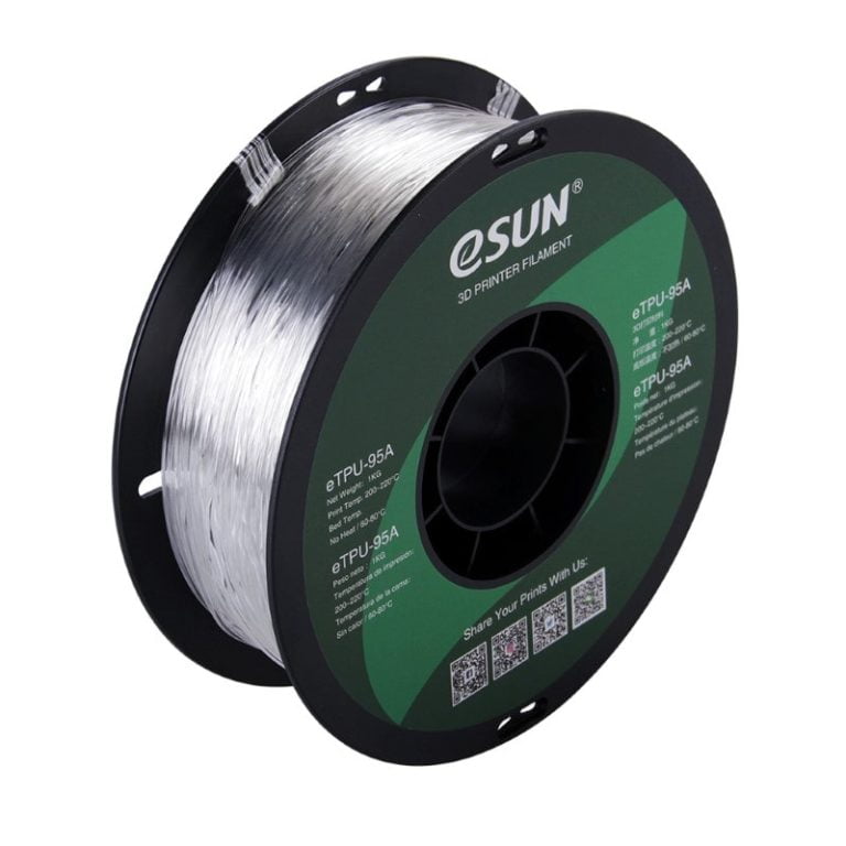 eTPU 95A 1kg Natural Clear Transparent - ESUN - Image 2