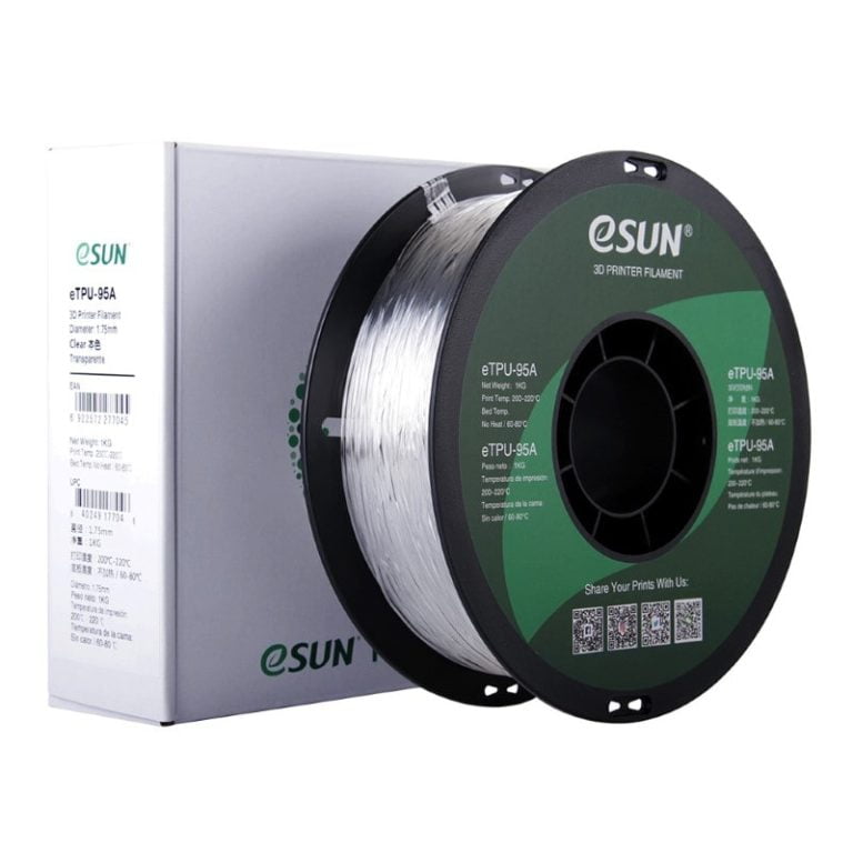 eTPU 95A 1kg Natural Clear Transparent - ESUN - Image 4