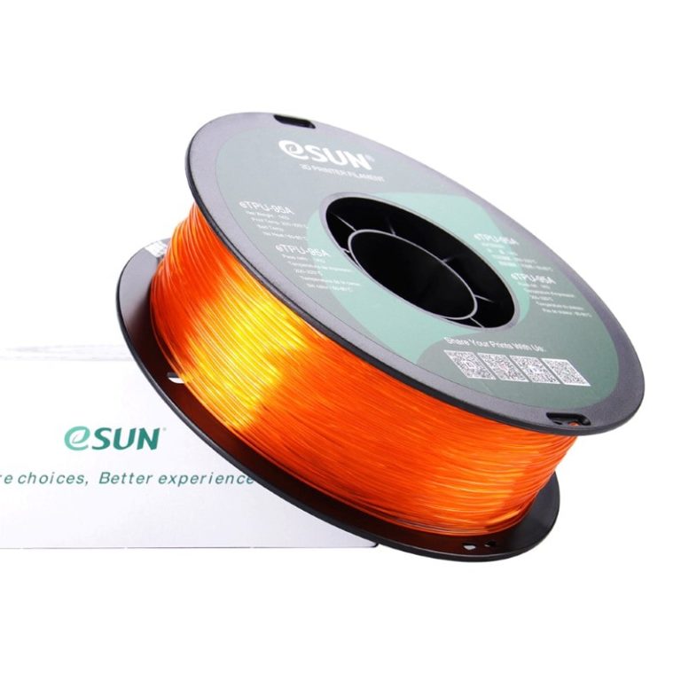 eTPU 95A 1kg Transparent Orange - ESUN - Image 3