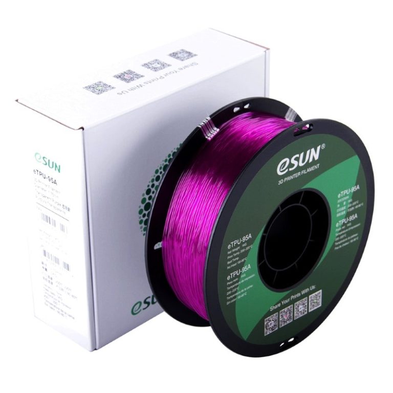 eTPU 95A 1kg Transparent Purpure - ESUN - Image 2