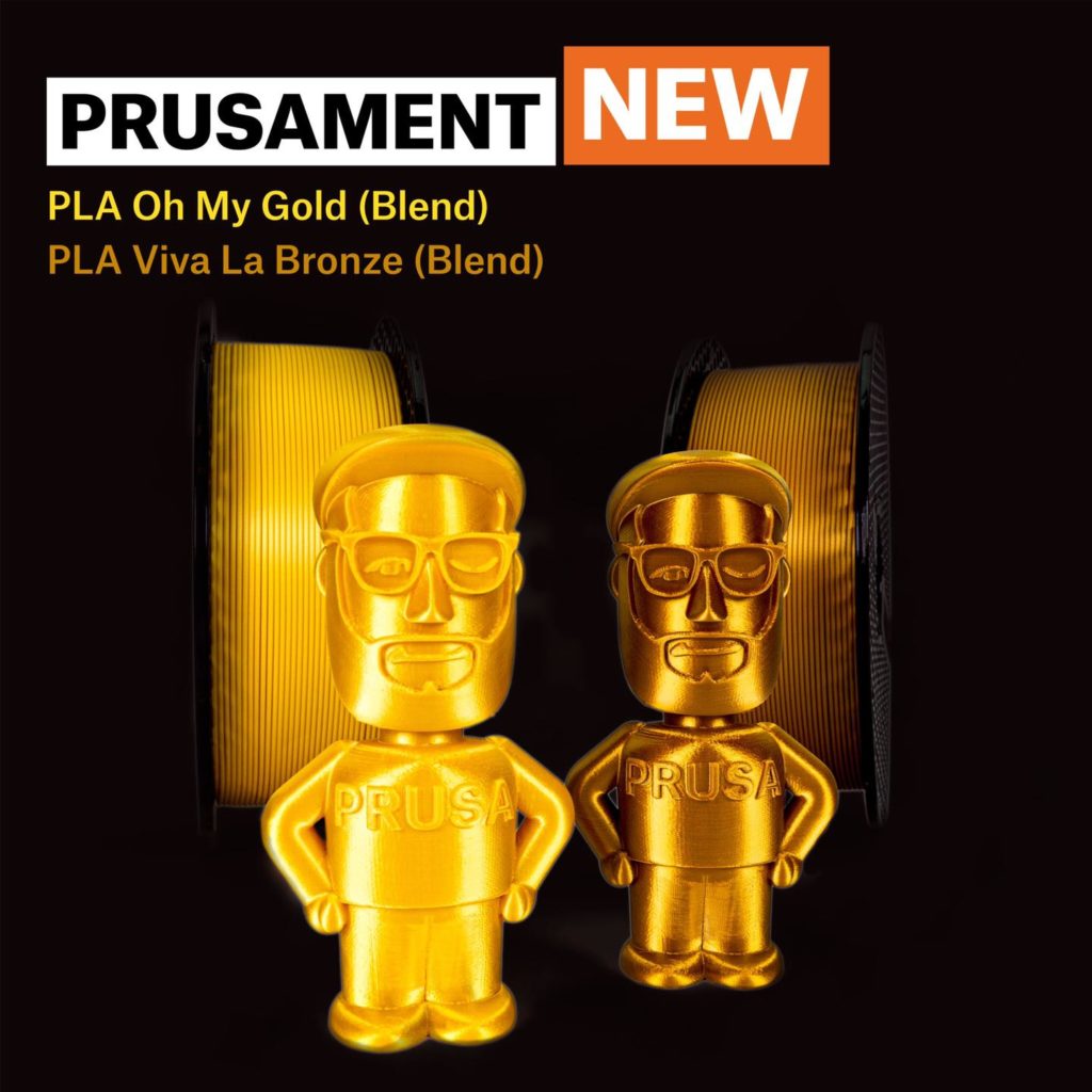 PLA 970g Prusament PLA Oh My Gold (Blend) - Prusa Original - Image 2