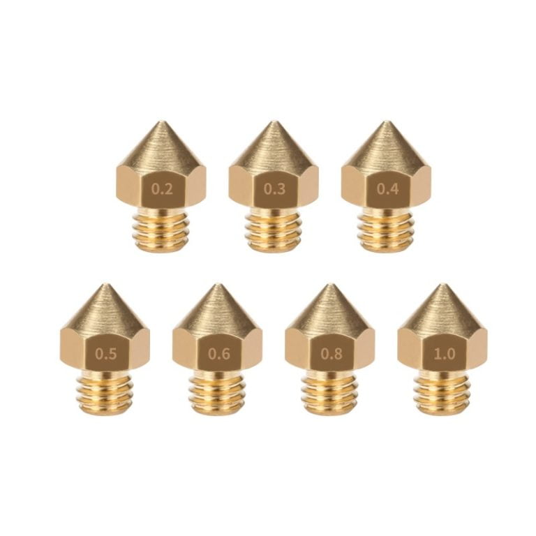 0.5mm Latão Nozzle MK8 Round head Makerbot Reprap  - AIMSOAR - Image 3