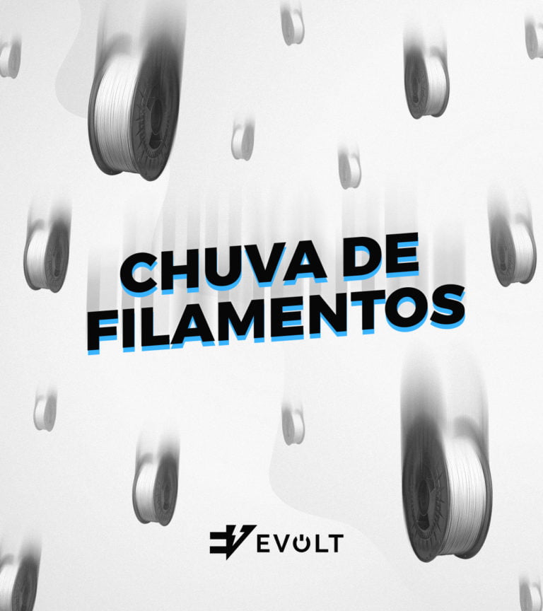 Chuva de filamentos é uma mega oferta de filamentos 3D