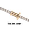 Porca T8 Anti-Backlash para Varões Trapezoidal T8 8mm Lead Passo 2mm (Lead Screw Flexible)  - AIMSOAR - Image 5