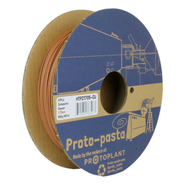 PLA Copper-filled ( Metal Composite ) 50g ( Amostra ) - ProtoPasta - Image 5