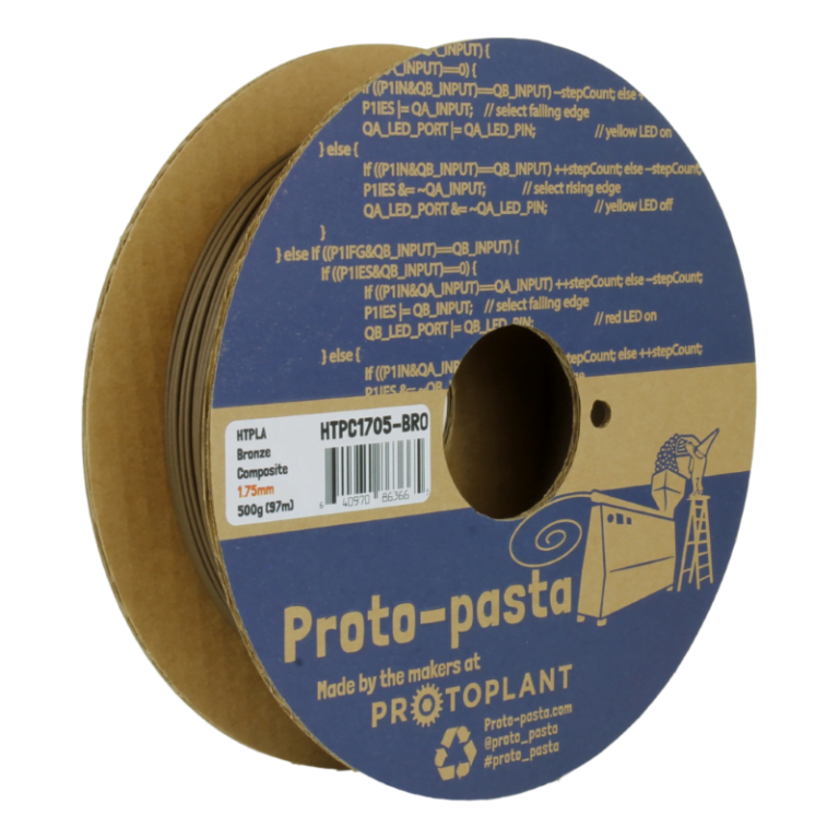 PLA Bronze-filled ( Metal Composite ) 50g ( Amostra ) - ProtoPasta - Image 5
