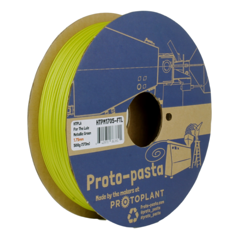 HTPLA For the Lulz Metallic Green ( Community Inspired ) 50g ( Amostra ) - ProtoPasta - Image 3