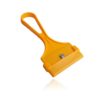 Espátula Raspador de Plástico com lâmina de metal (Razor Scraper) Amarelo - OEM