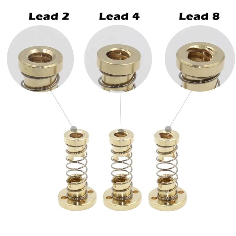 Porca T8 Anti-Backlash para Varões Trapezoidal T8 8mm Lead Passo 8mm (Lead Screw Flexible)  - AIMSOAR - Image 9