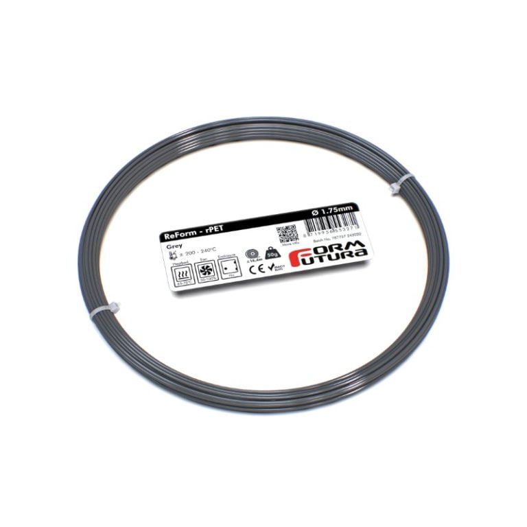 PETG ReForm rPET 50g (Amostra) Grey (Reciclado) - FORMFUTURA