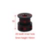 Polia Preta para Correia GT2 20 Dentes 16mm 5mm Furo Alumínio ( GT2 timing belt pulley) - AIMSOAR