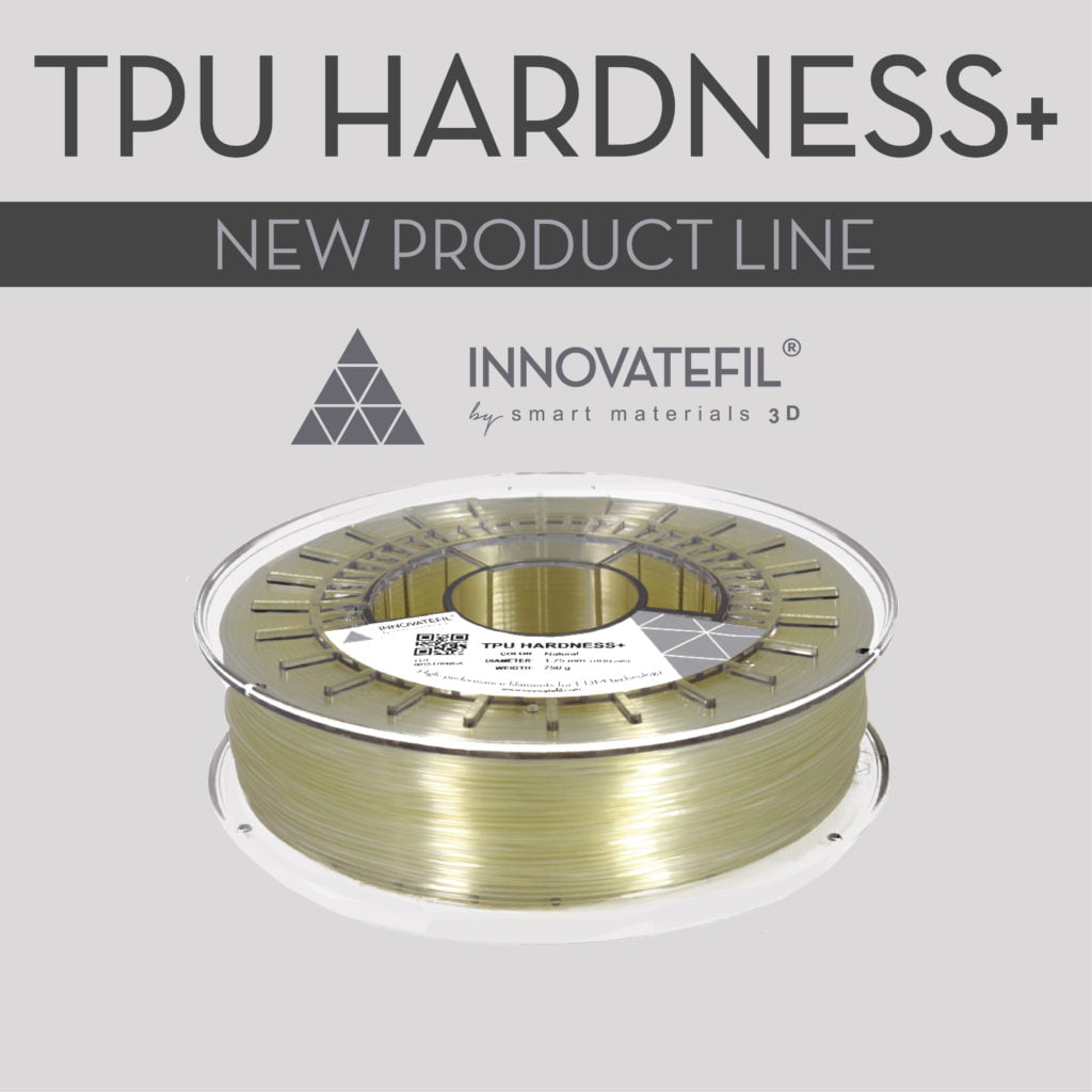 INNOVATEFIL TPU HARDNESS + M 750g True Black - Smart Materials 3D - Image 2