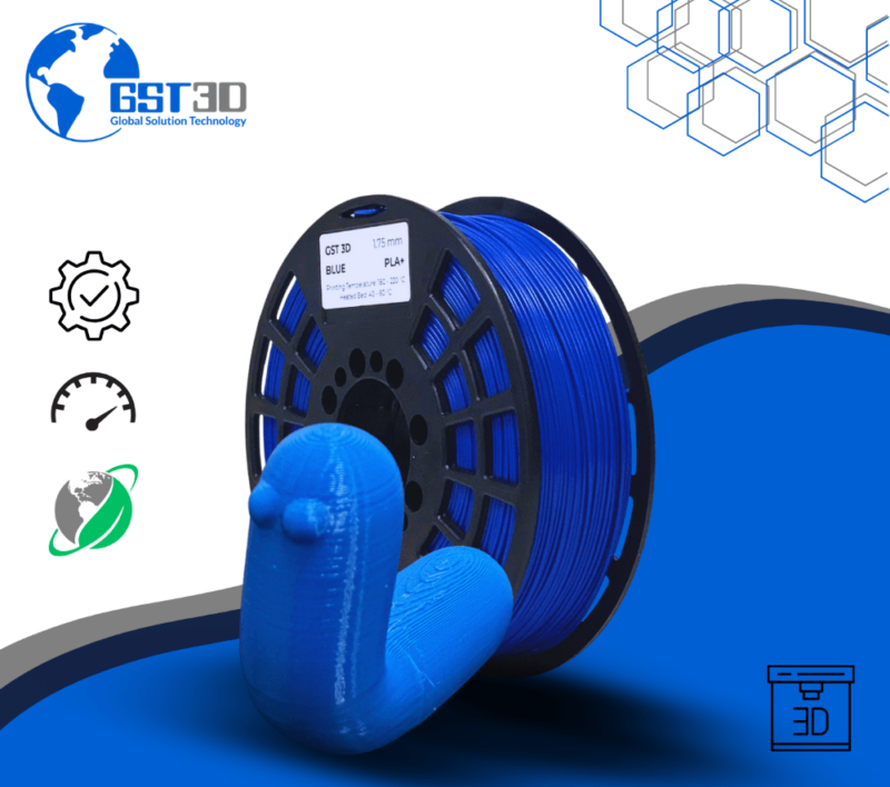 PLA gst3d evolt portugal espana filamento impressao 3d blue
