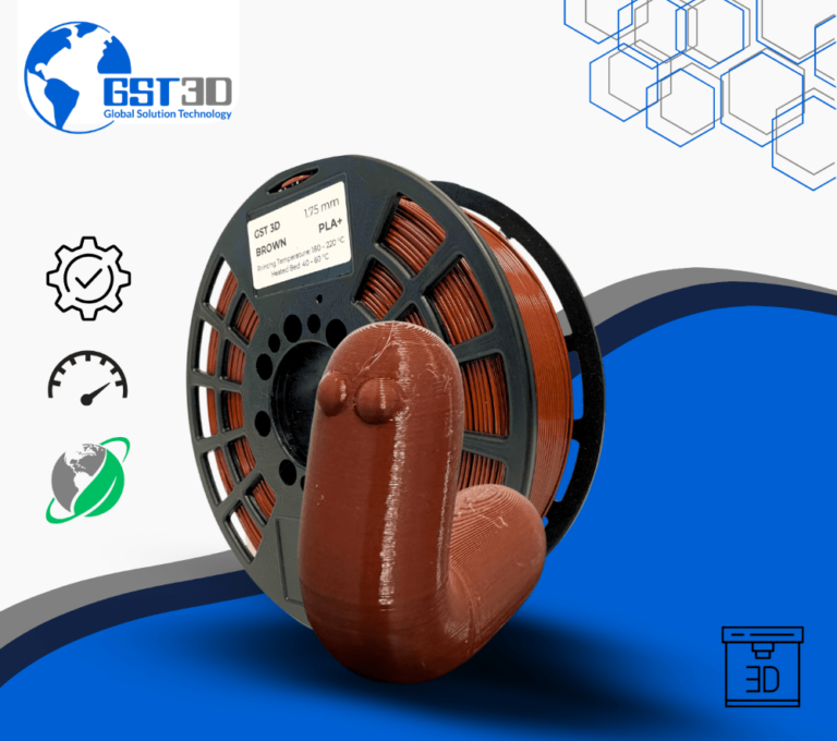 PLA gst3d evolt portugal espana filamento impressao 3d brown