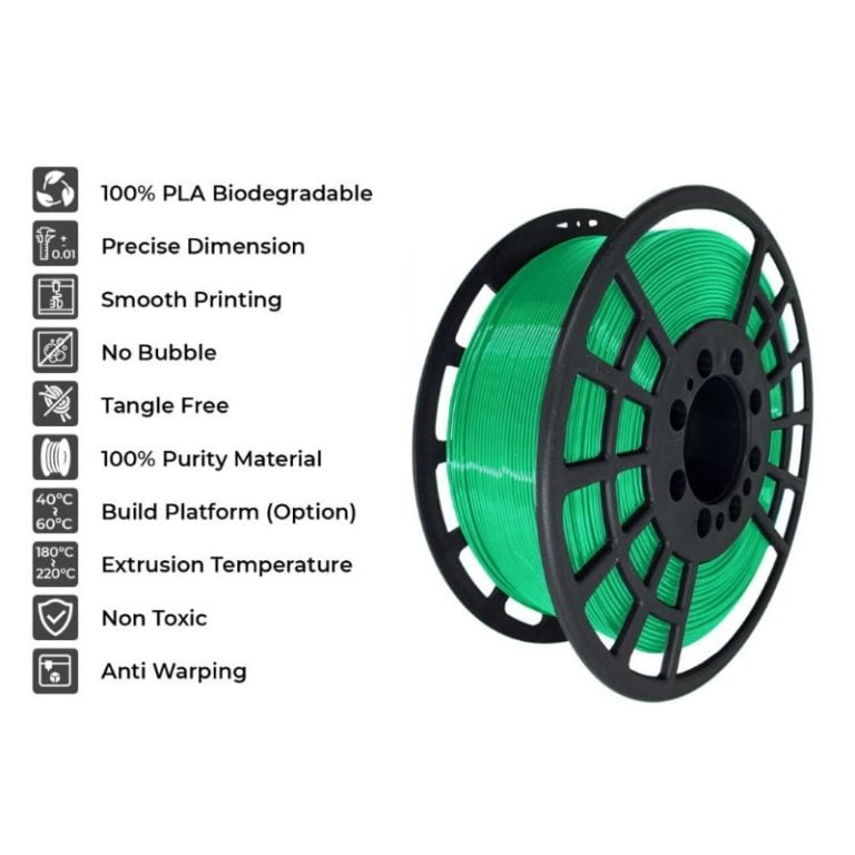 PLA+ 1kg Fluor Green - GST3D - Image 2