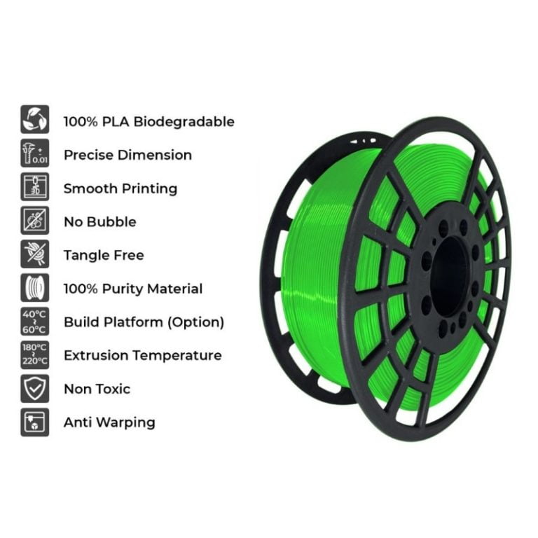 PLA+ 1kg Apple Green - GST3D - Image 2