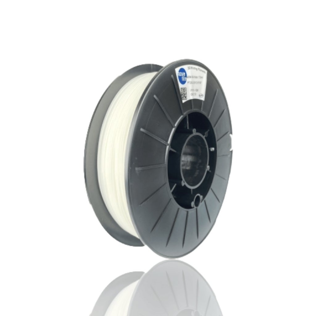 TPU 300g Flexible Filament Hardness 98A White - Azurefilm - Image 2