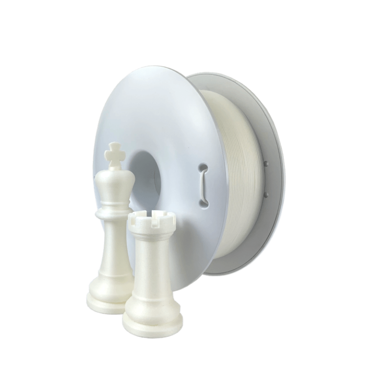 FIBERSATIN PLA 10M (AMOSTRA) Pearl - Fiberlogy