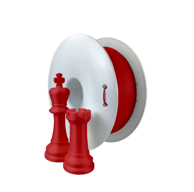FIBERSATIN PLA 10M (AMOSTRA) Red - Fiberlogy