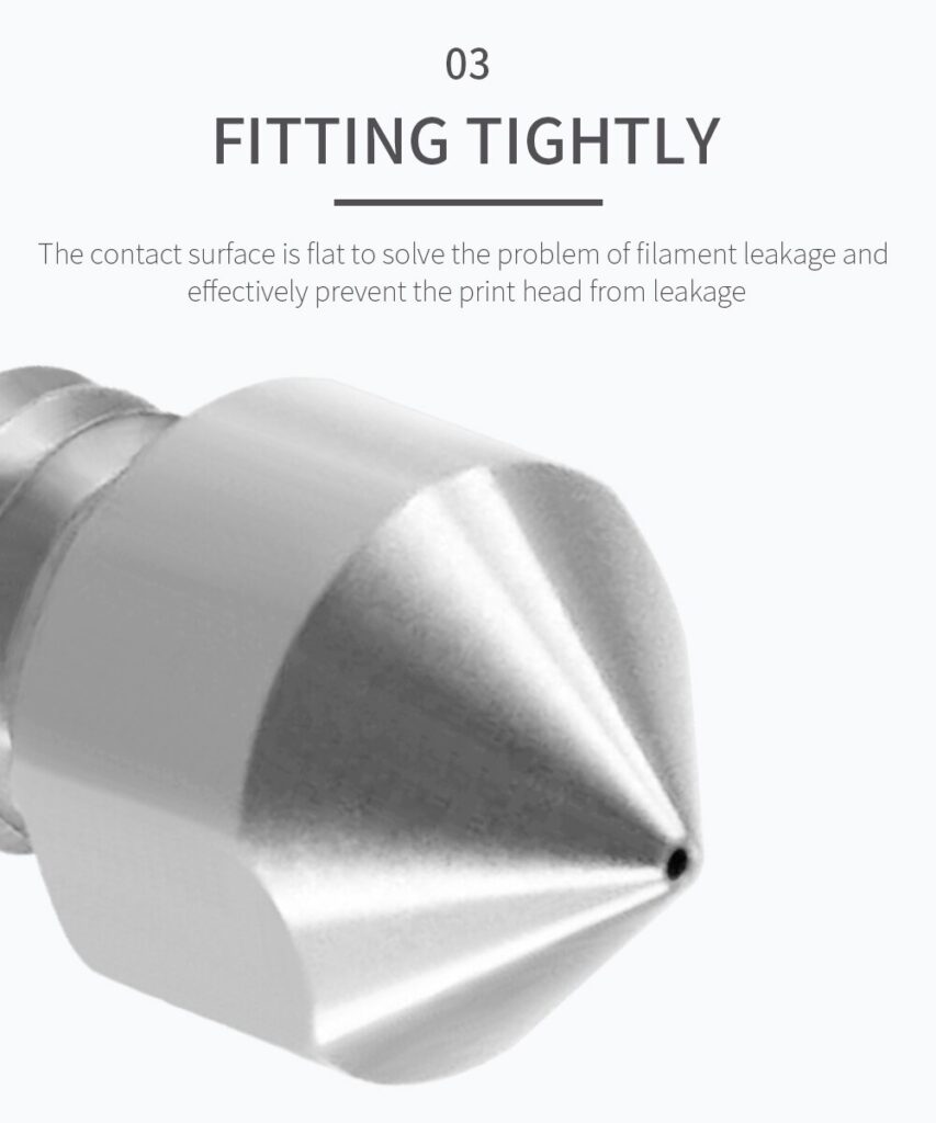 0.4mm Liga de Titânio TC4 Titanium Alloy Nozzle MK8  - AIMSOAR - Image 13