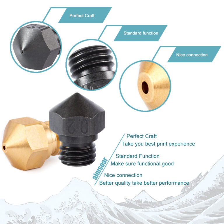 0.6mm B-SERIES PREMIUM Aço Endurecido Hardened Steel Nozzle MK10 Micro Swiss - AIMSOAR - Image 7