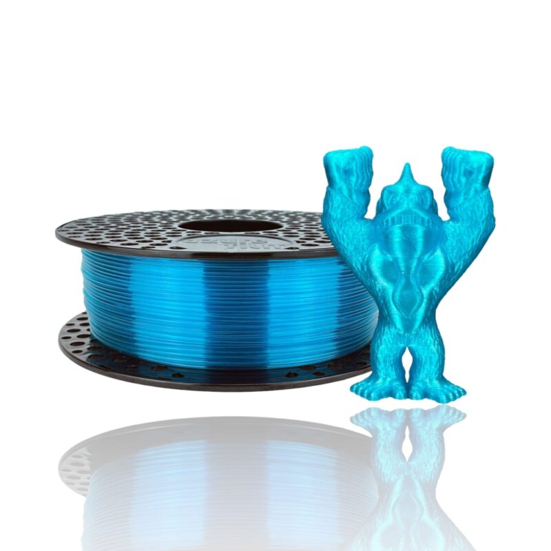 petg azurefilm 2 evolt portugal espana filamento impressao 3d blue azul transparent