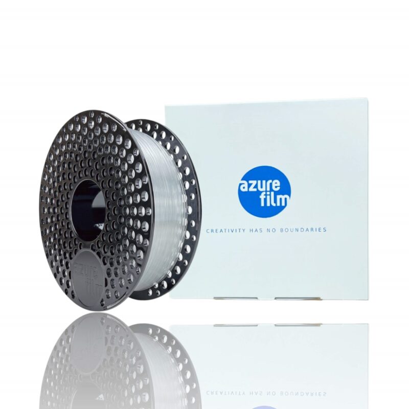 petg azurefilm 2 evolt portugal espana filamento impressao 3d transparent transparente