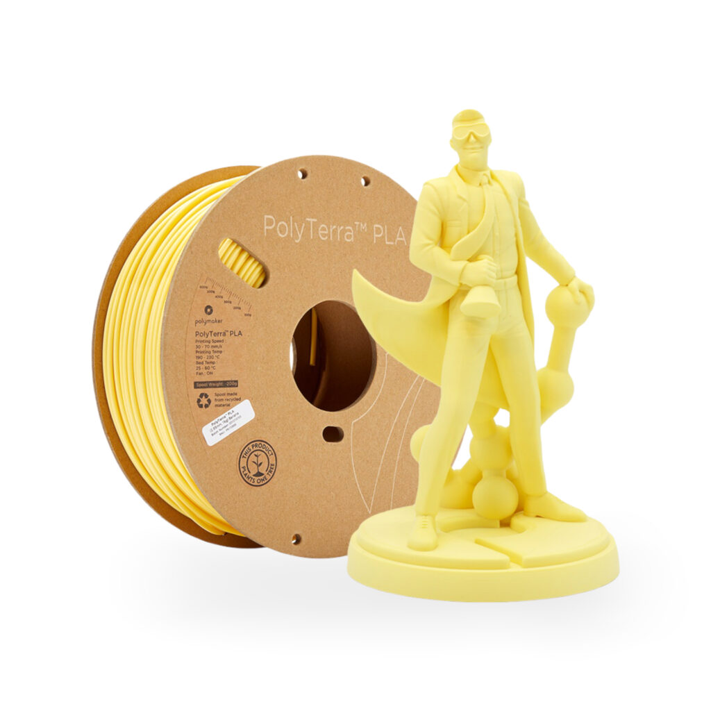 PLA Polyterra 1kg Banana - Polymaker