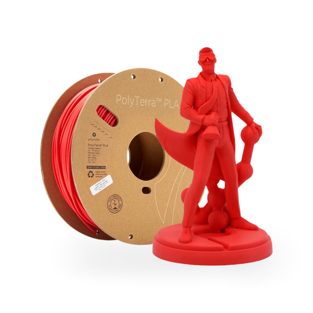 PLA Polyterra 1kg Lava Red - Polymaker