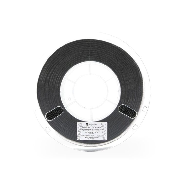TPU 95A TPU95-HF PolyFlex Hight Speed 1kg Black - Polymaker - Image 2