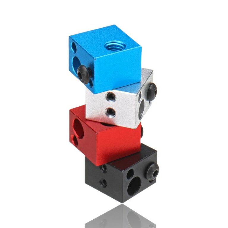 Heat Block Makerbot Clone Alumínio Azul 16X16X12 ( Heatblock bloco de aquecimento compatível e não com o original ) - AIMSOAR - Image 6